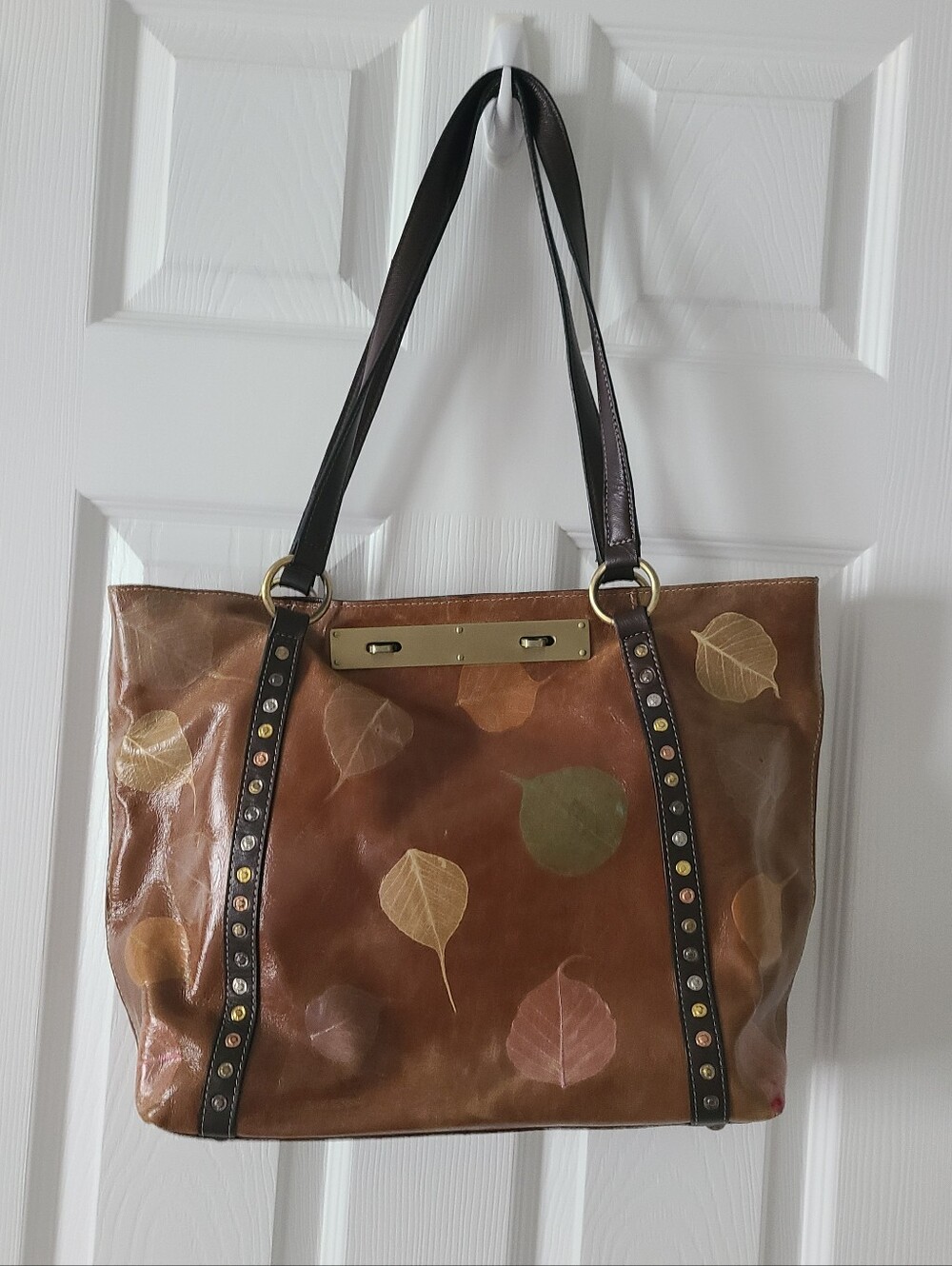 Firenze Bella Leaf Tote - Picture 6 of 9